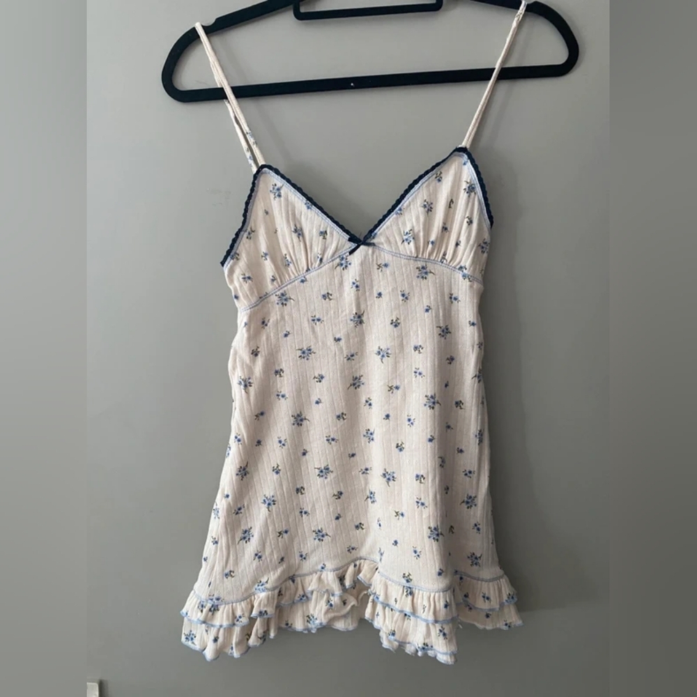 Floral Spaghetti Strap Top